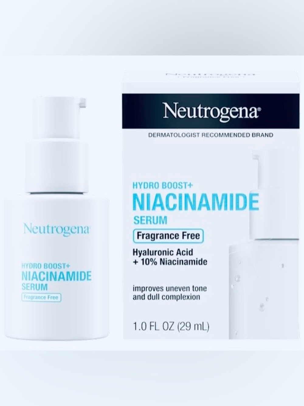 Neutrogena Hydro Boost + Niacinamide Serum.